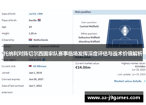 托纳利对阵切尔西国家队赛事临场发挥深度评估与战术价值解析